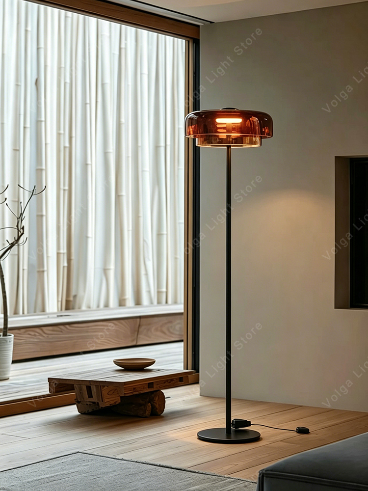 Floor Lamp Arched - مصباح أرضي زجاجي فاخر بتصميم إسكندنافي