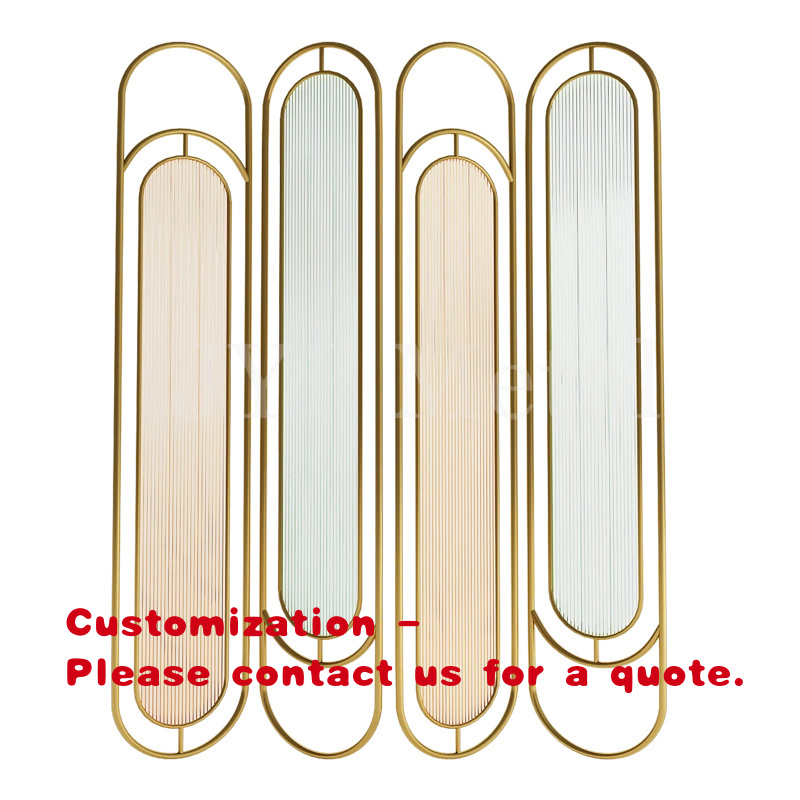 Partition Screen Divider - حاجز زجاجي مخصص EL807 لتزيين المطاعم