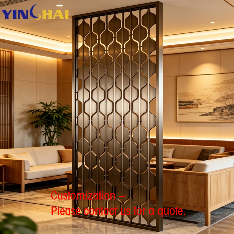 Partition Screen Divider - حاجز غرفة من الفولاذ المقاوم للصدأ