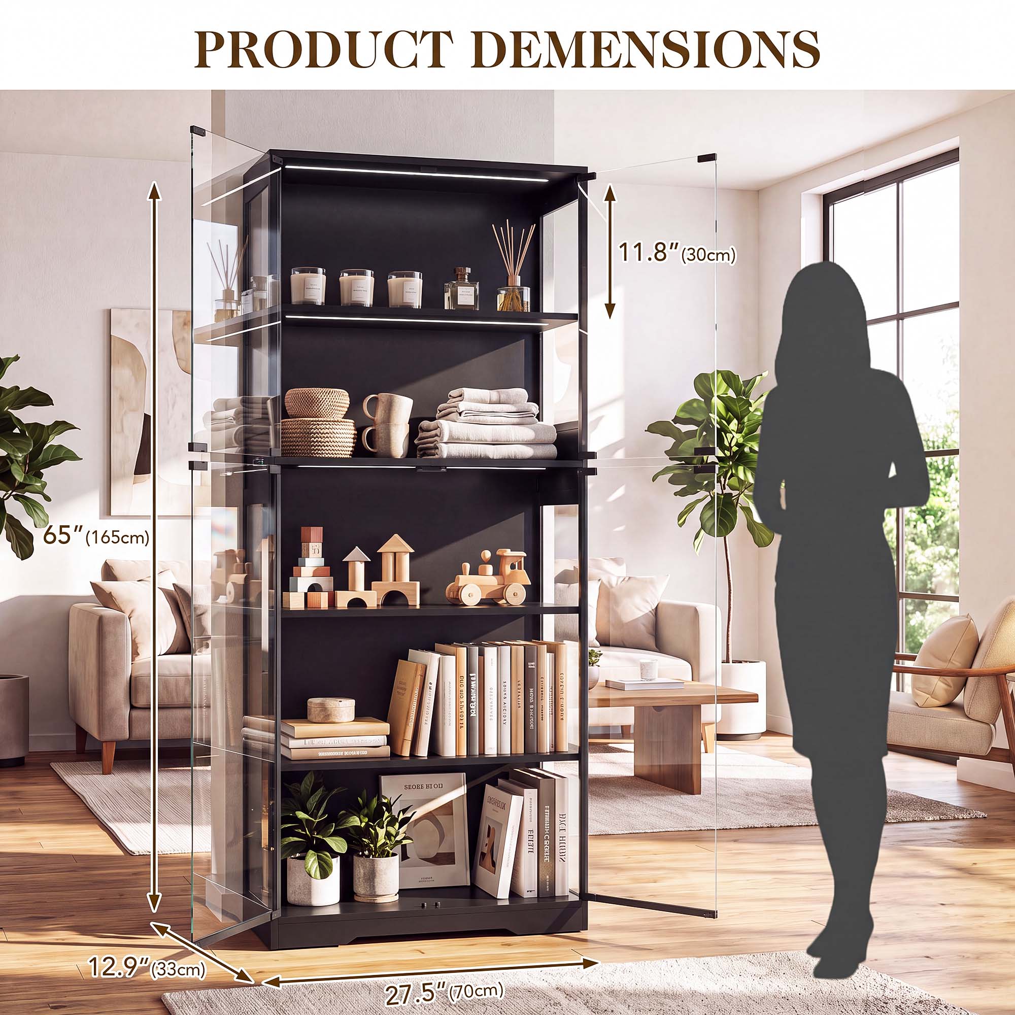 خزانة عرض TCGBKAF ذات 5 طبقات  - مراجعة Office Furniture Loft وسعره