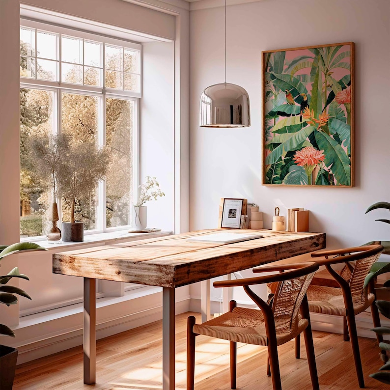 لوحة قماشية استوائية عتيقة الط - مراجعة Office Furniture Loft وسعره