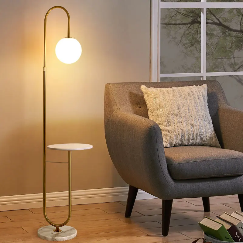 مصباح أرضي LED حديث لديكور الم - مراجعة Floor Lamp Arched وسعره