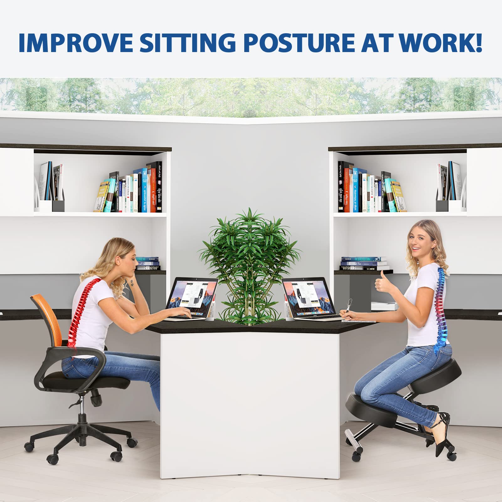 كرسي للركوع مريح للمكتب، مقعد  - مراجعة Furniture Chairs For Office وسعره