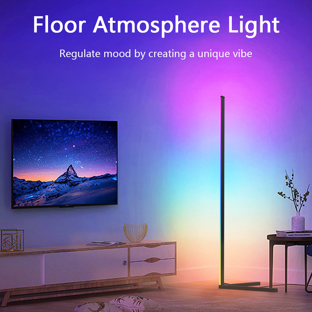 RGB لمبة أرضية ليد الديكور الد - مراجعة Floor Lamp Arched وسعره