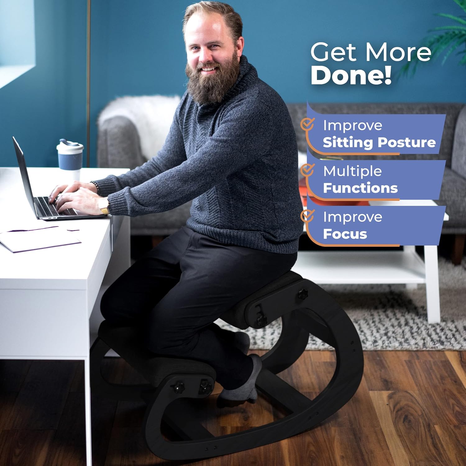 كرسي خشبي مريح للركوع قابل للت - مراجعة Furniture Chairs For Office وسعره