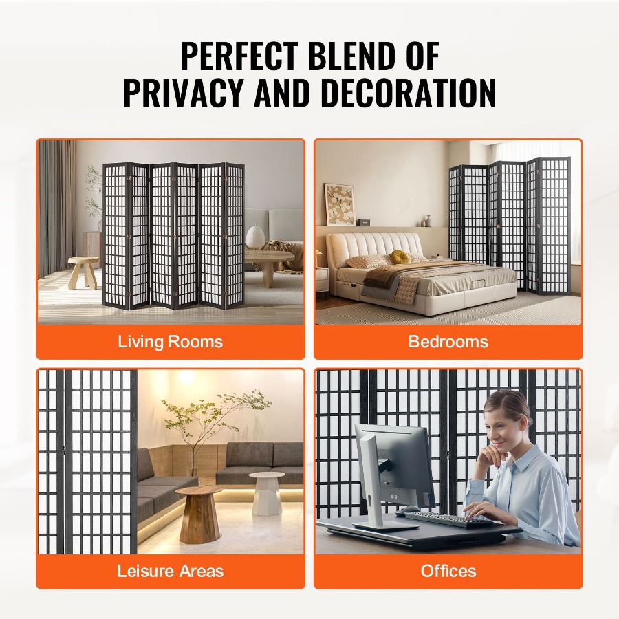 حاجز غرفة ياباني قابل للطي بـ  - مراجعة Partition Screen Divider وسعره