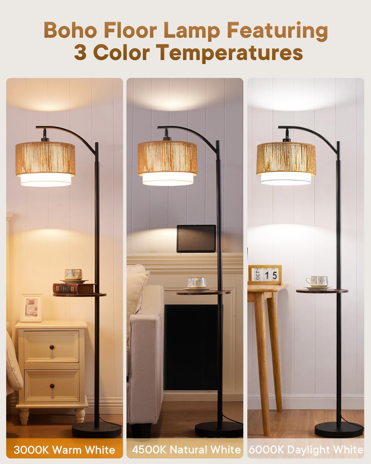 مصباح أرضي على شكل قوس بتصميم  - مراجعة Floor Lamp Arched وسعره