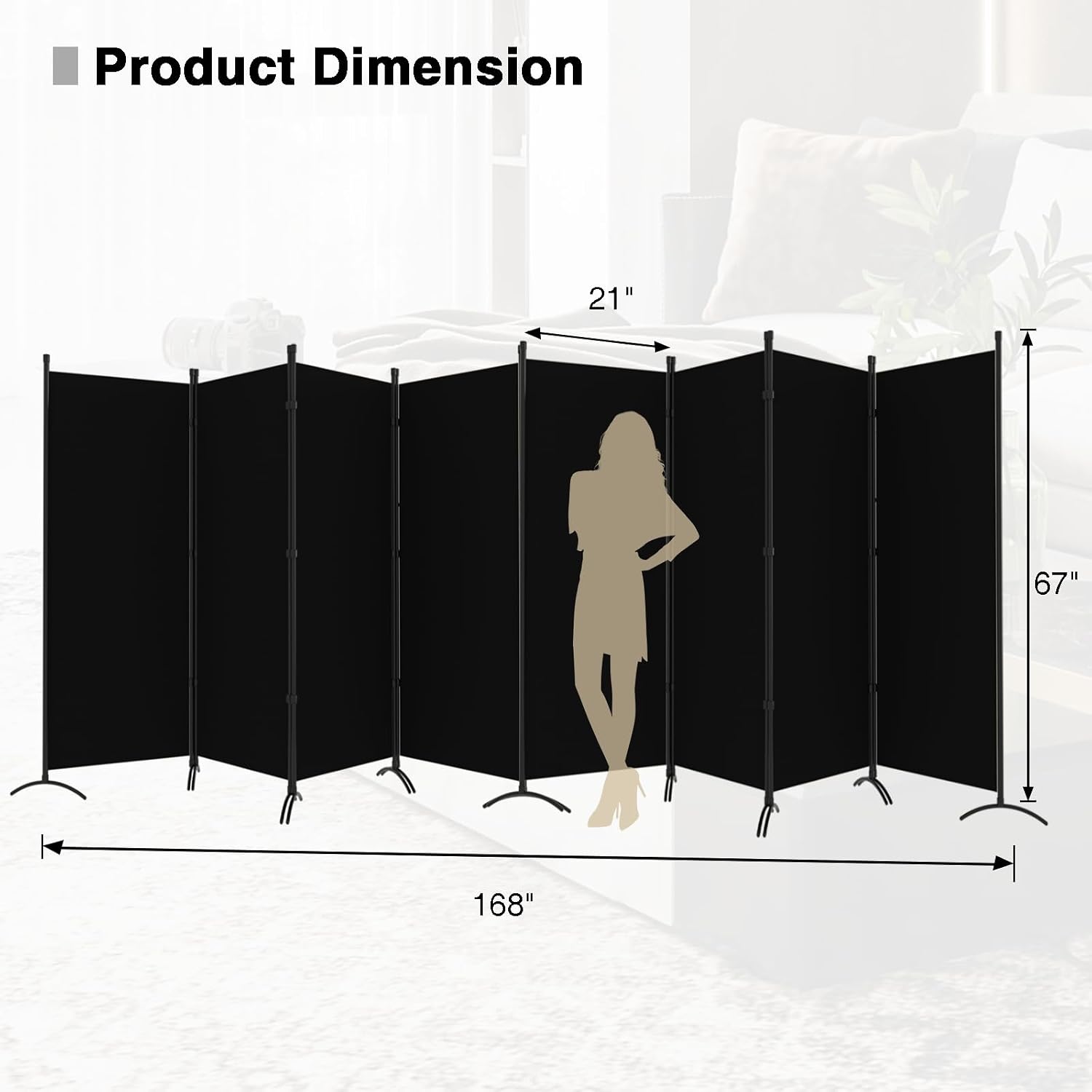 فاصل غرفة قابل للطي، شاشات خصو - مراجعة Partition Screen Divider وسعره
