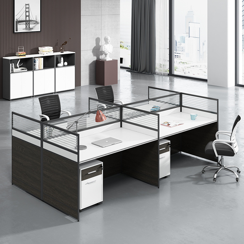 شاشة عمل مكتب الموظفين 2 إلى 8 - مراجعة Office Furniture Now وسعره