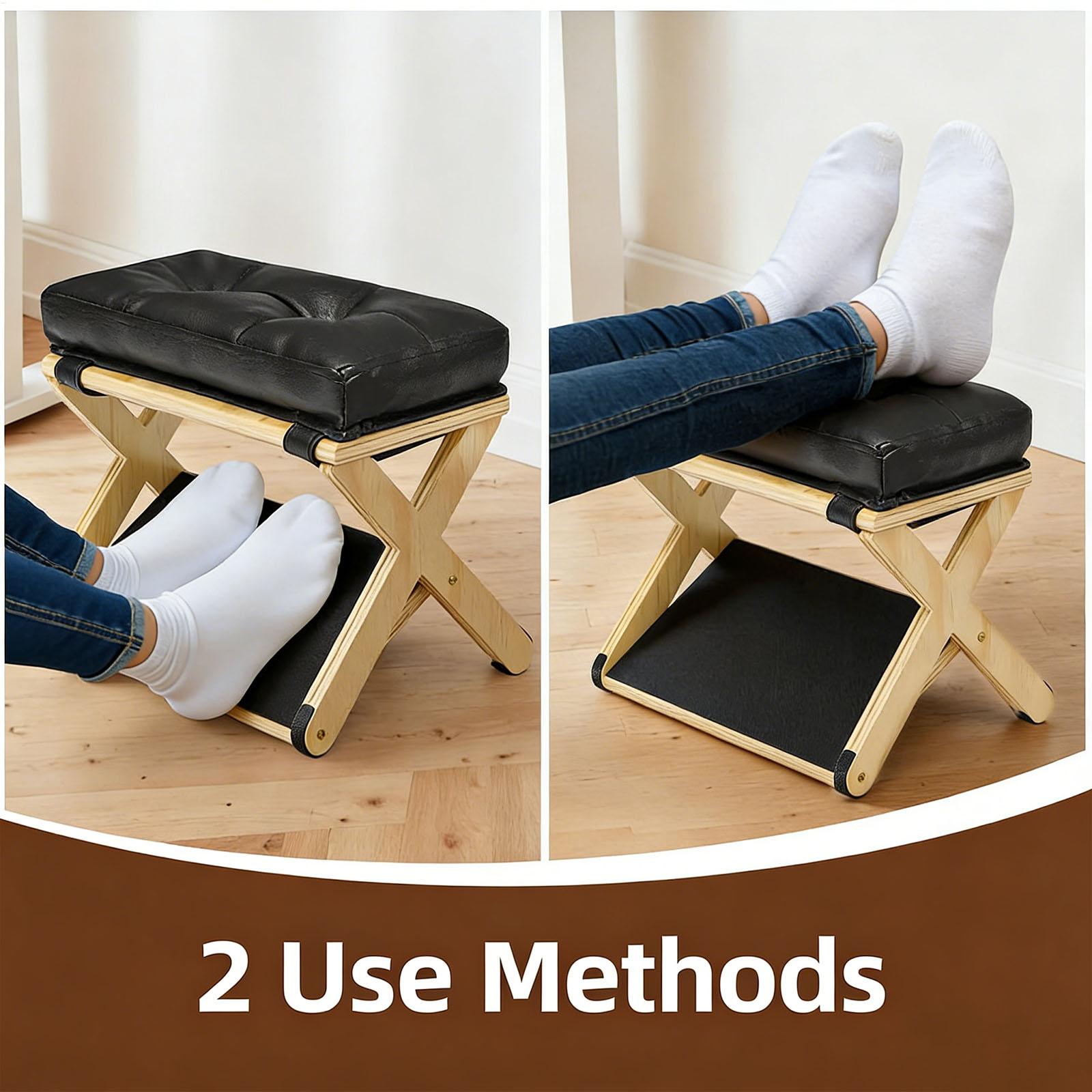 مسند قدم خشبي مزدوج الطبقات غي - مراجعة Office Furniture Wholesale وسعره