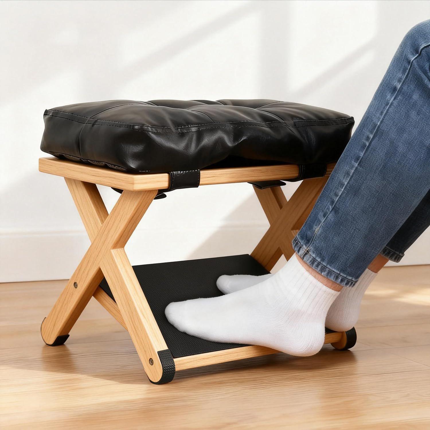 مسند قدم خشبي مزدوج الطبقات غي - مراجعة Office Furniture Wholesale وسعره